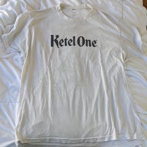 White XL ketel one tee